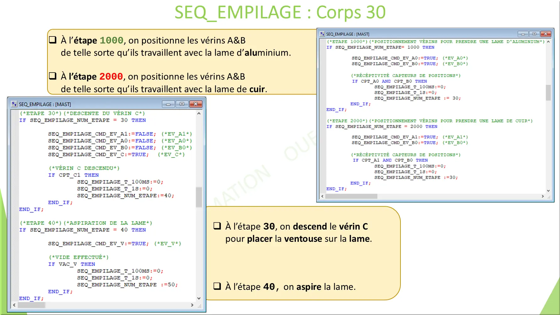 SEQ_EMPILAGE : Corps 30